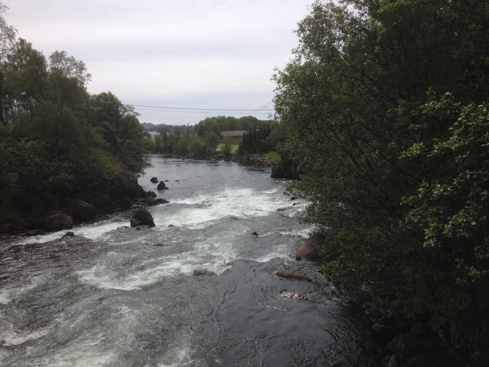 Strykparti i Bjerkreimselva